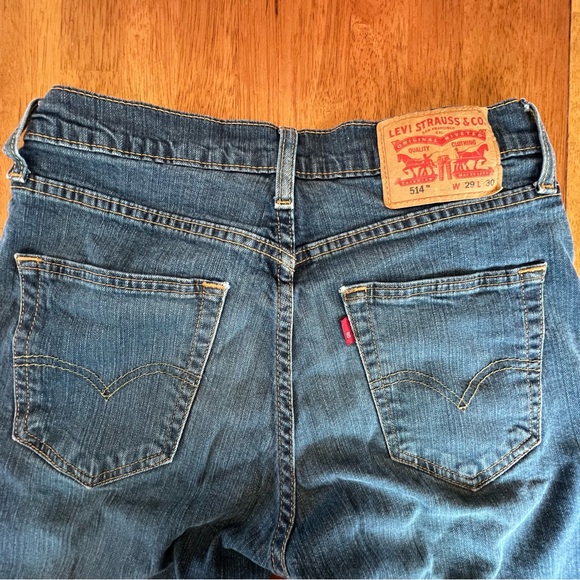 LEVI’S Vintage Men’s 514 Denim (W29/L30) - RARE Blank Red Tab - Picture 4 of 4